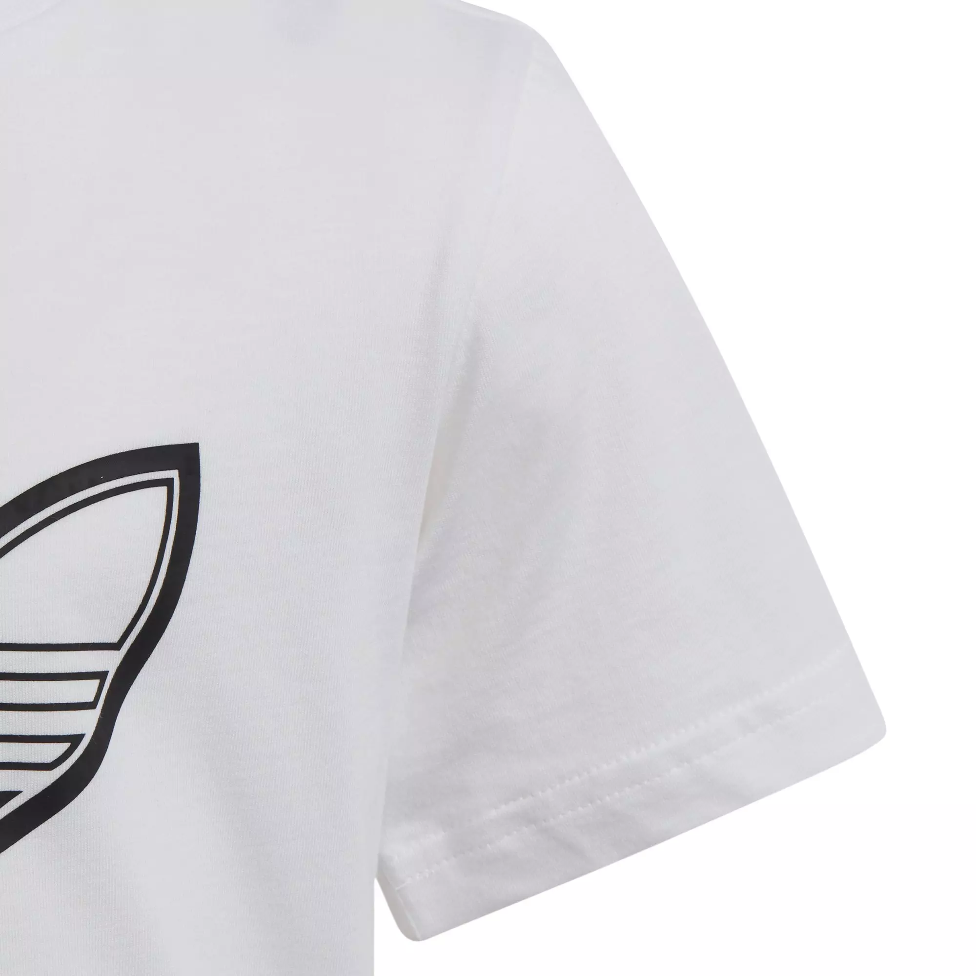 adidas Originals Big Kids' SPRT Collection Tee-White/Black - WHITE