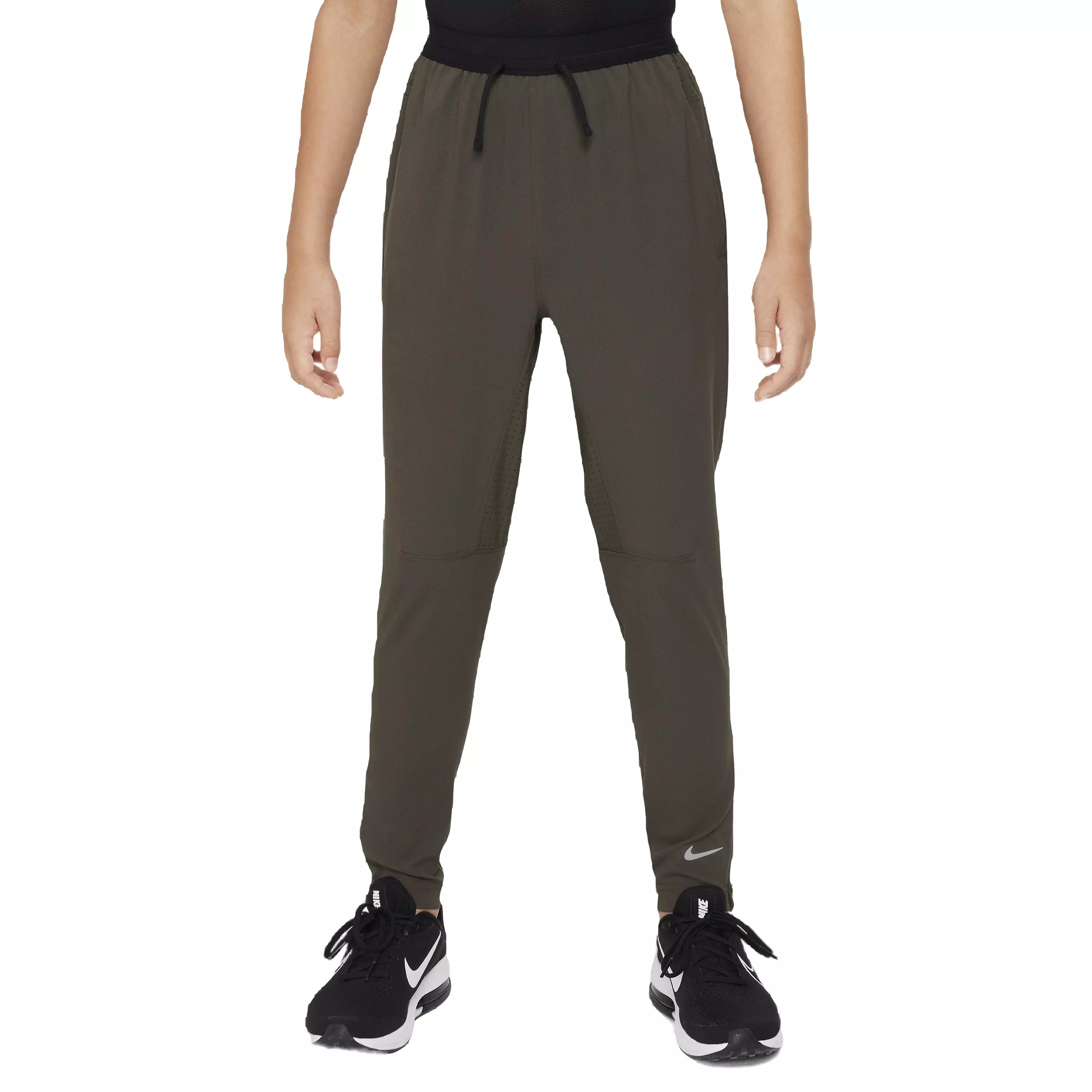 Nike Big Boys' Icon EasyOn Dri-FIT Training Pants - Green - GREEN