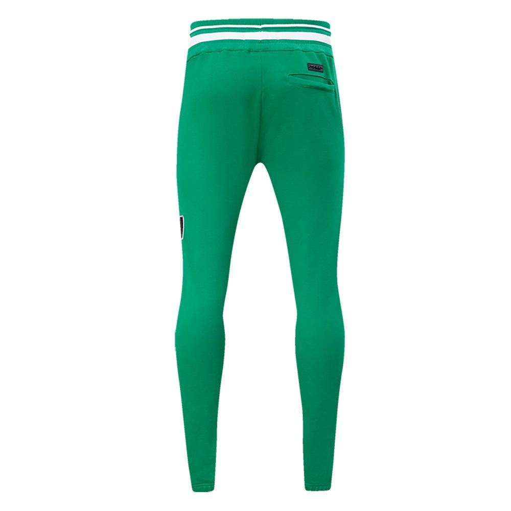 Pro Standard Men's NBA Boston Celtics Retro Classic Fleece Sweatpants -Kelly Green - KELLY GREEN Thumbnail View 2