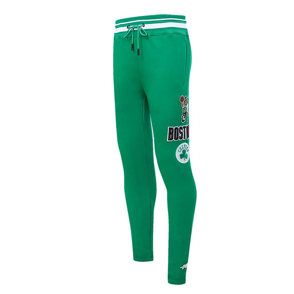 Pro Standard Men's NBA Boston Celtics Retro Classic Fleece Sweatpants - Kelly Green - KELLY GREEN Thumbnail View 3