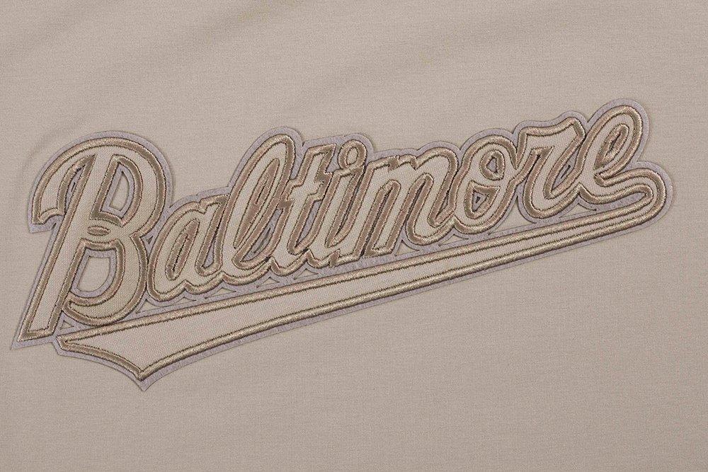 Pro Standard Women's MLB Baltimore Orioles Neutral SJ Boxy Top - Tan - TAN Thumbnail View 5
