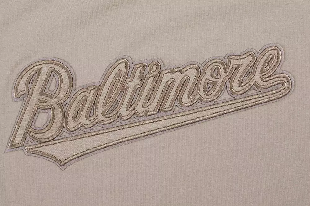 Pro Standard Women's MLB Baltimore Orioles Neutral SJ Boxy Top -Tan - TAN