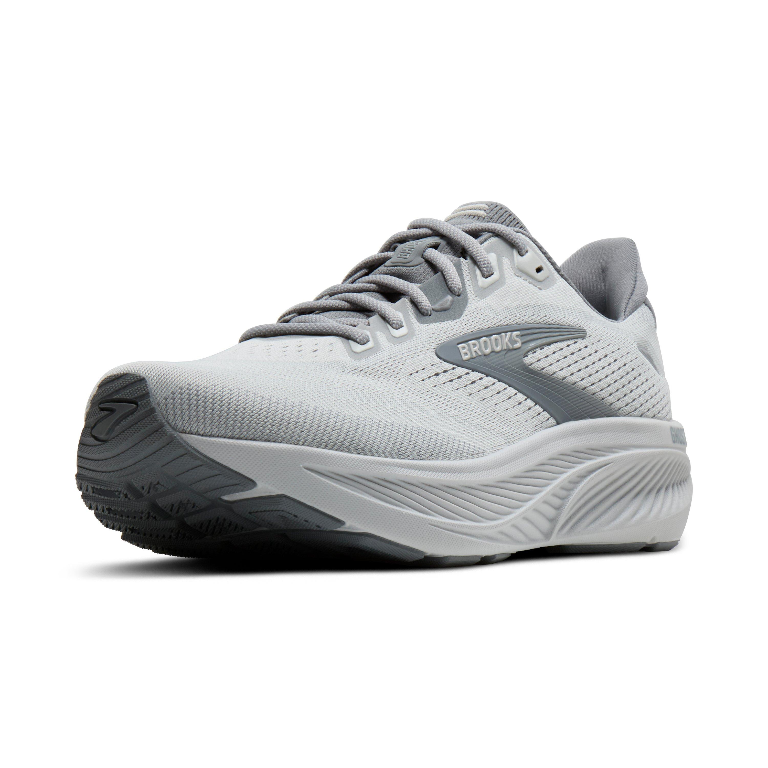 Brooks Ghost 18 "Primer Grey/Oyster Mushroom" Men's Wide Running Shoe - GREY/MUSHROOM