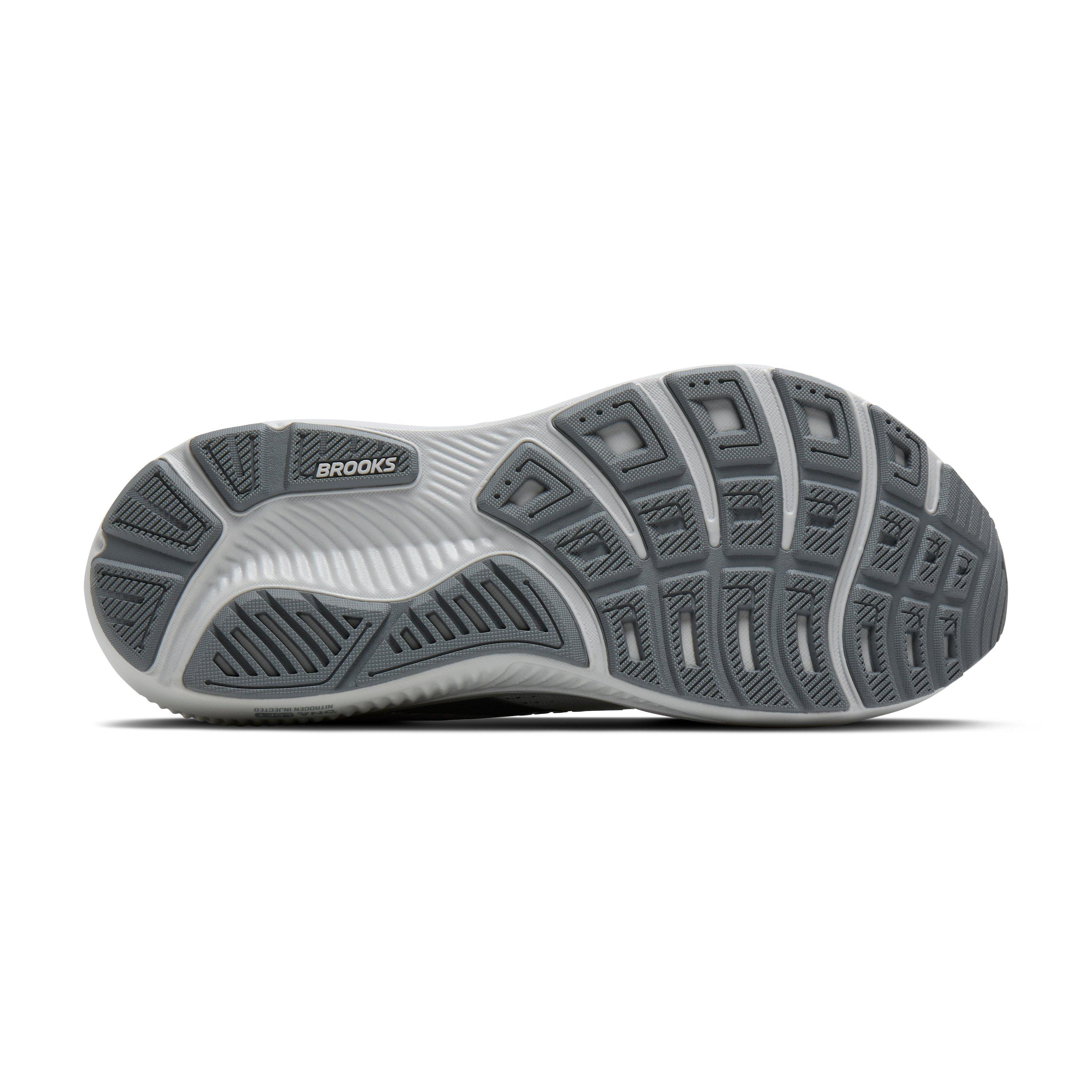 Brooks Ghost 18 "Primer Grey/Oyster Mushroom" Men's Wide Running Shoe - GREY/MUSHROOM