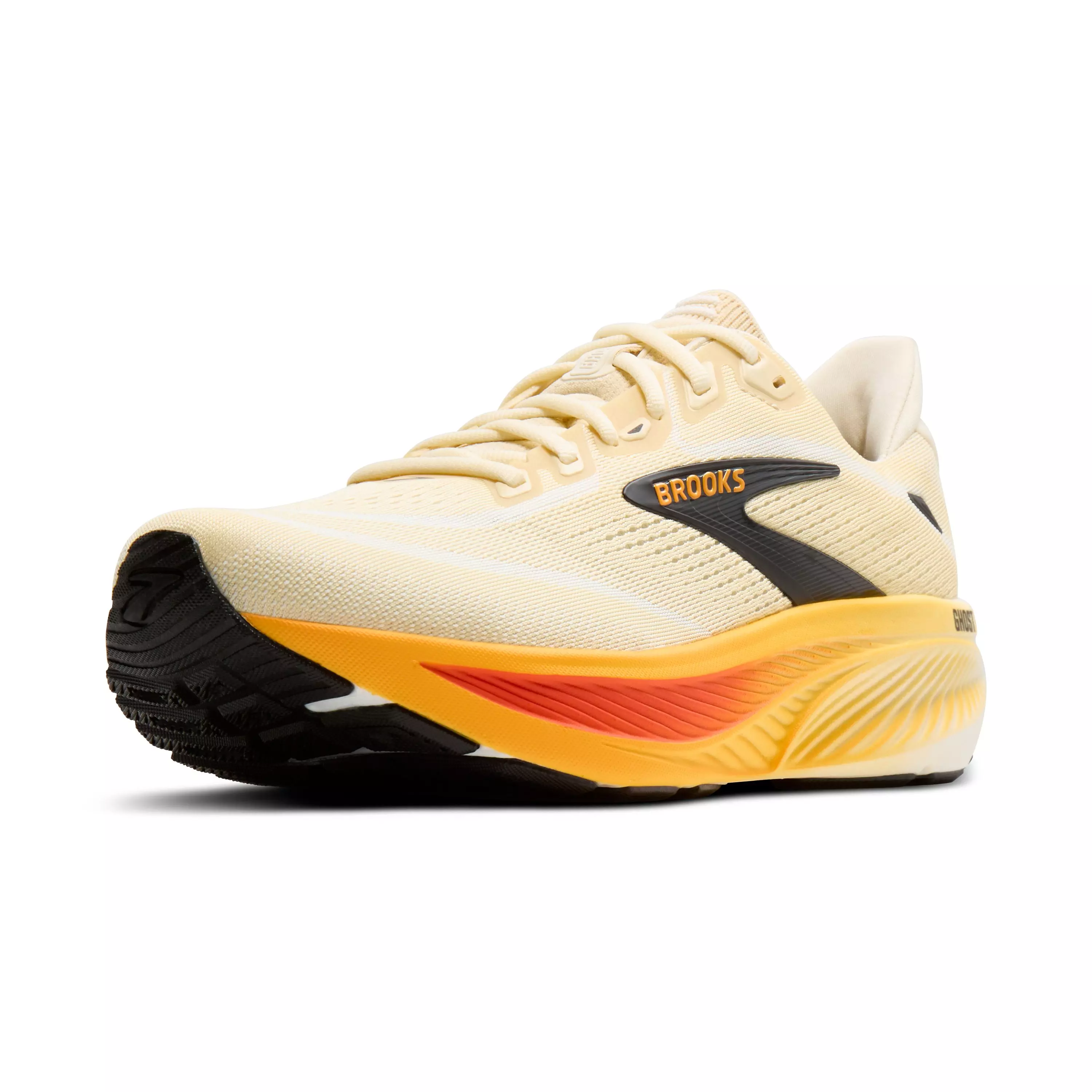 Brooks Ghost 18 "Rutabaga/Tigerlily/Orange" Men's Running Shoe - RUTABAGA/TIGERLILY/ORANGE