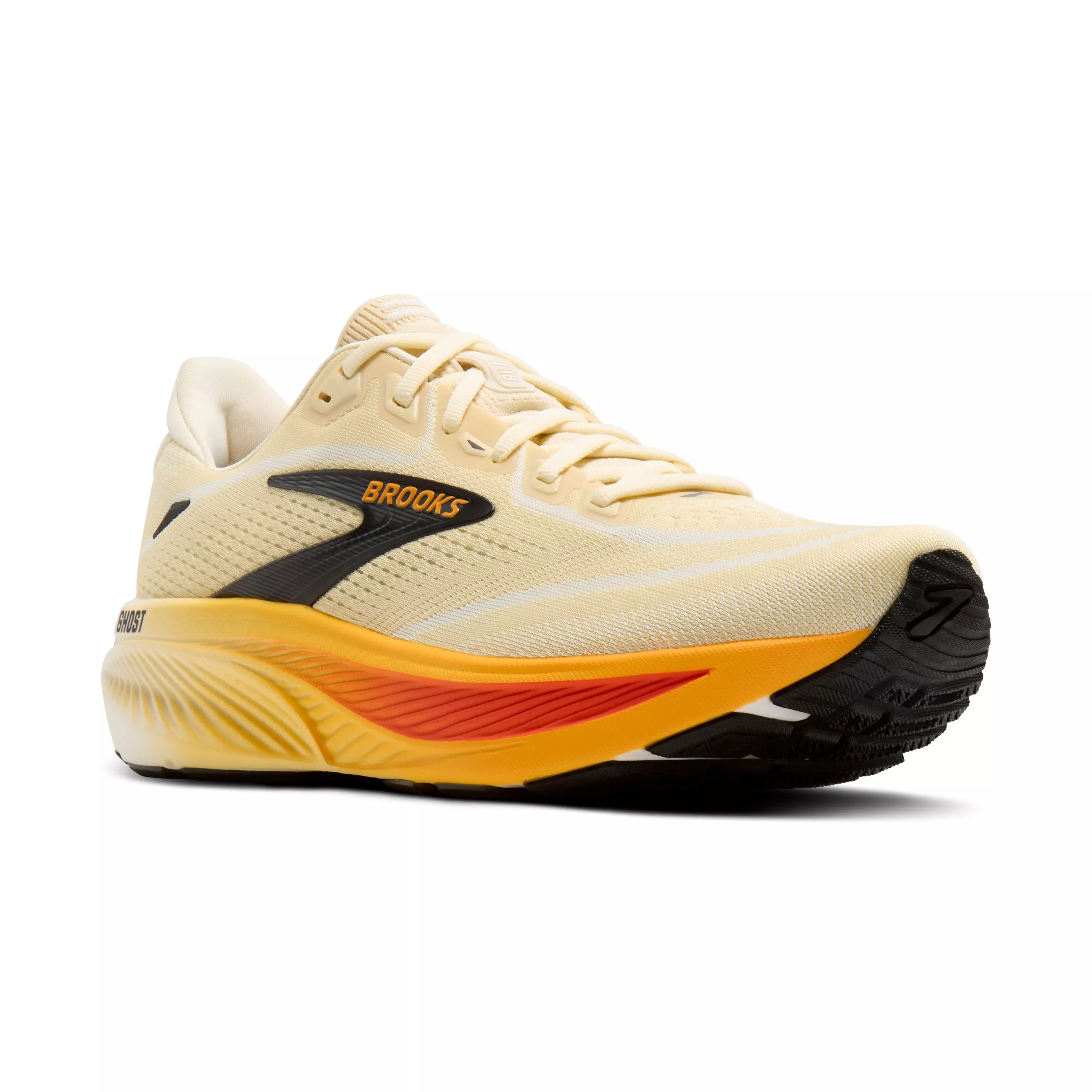 Brooks Ghost 18 "Rutabaga/Tigerlily/Orange" Men's Running Shoe - RUTABAGA/TIGERLILY/ORANGE
