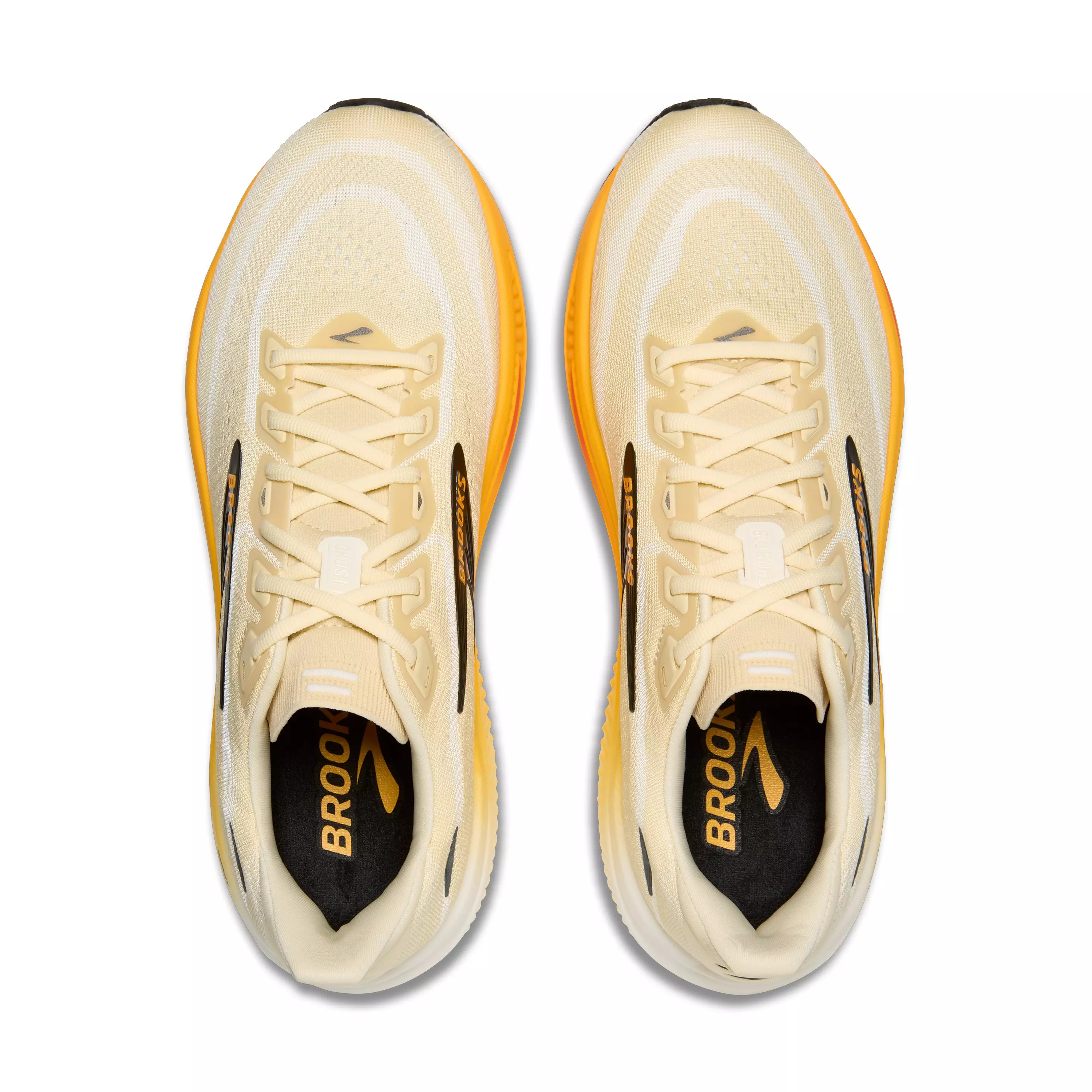 Brooks Ghost 18 "Rutabaga/Tigerlily/Orange" Men's Running Shoe - RUTABAGA/TIGERLILY/ORANGE