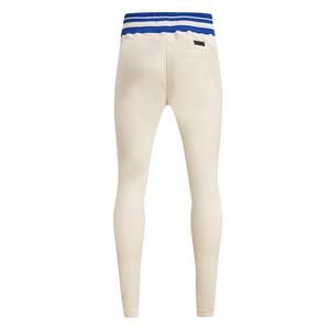 Pro Standard Men's NBA Golden State Warriors Retro Classic Fleece Sweatpants -Eggshell/Royal