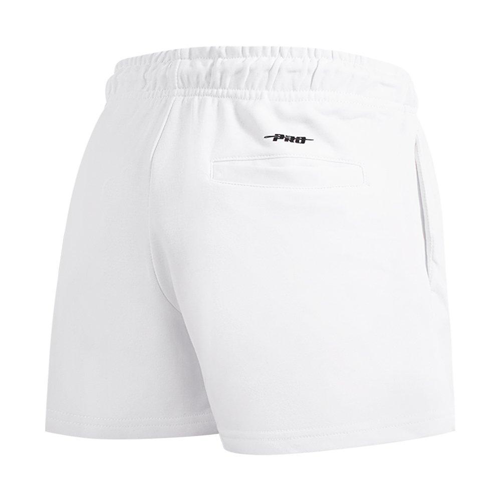 Pro Standard Women's MLB Baltimore Orioles Classic Fleece Shorts -White - WHITE Thumbnail View 4