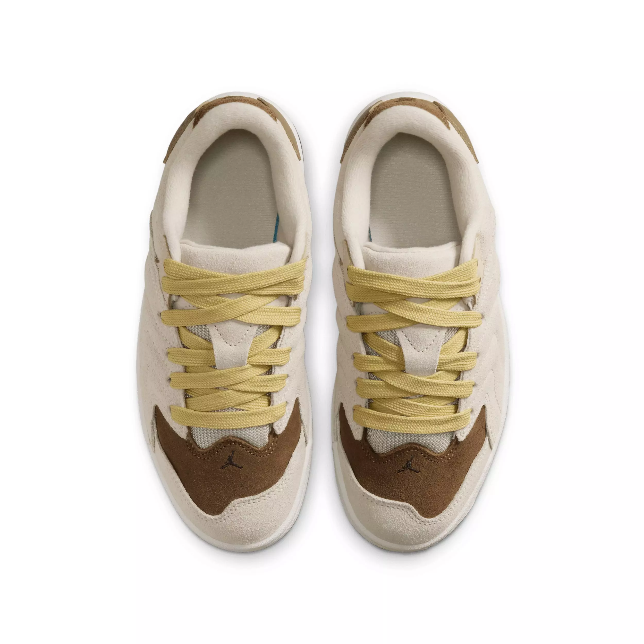 Jordan Session "Light Khaki/Brown Kelp/Sail/Light Wild Mango" Grade School Girls' Shoe - LT KHAKI/BROWN/SAIL/LT MANGO