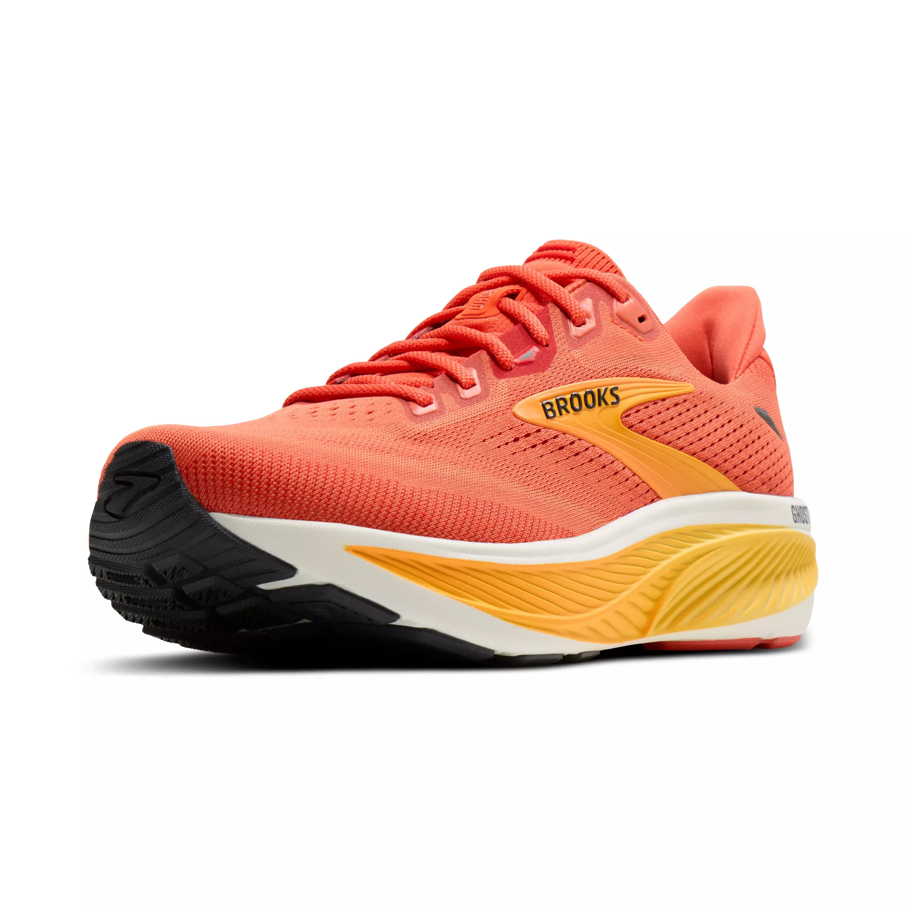 Brooks Ghost 18 "Tigerlily/Orange/Pearl" Men's Running Shoe - TIGERLILY/ORANGE/PEARL
