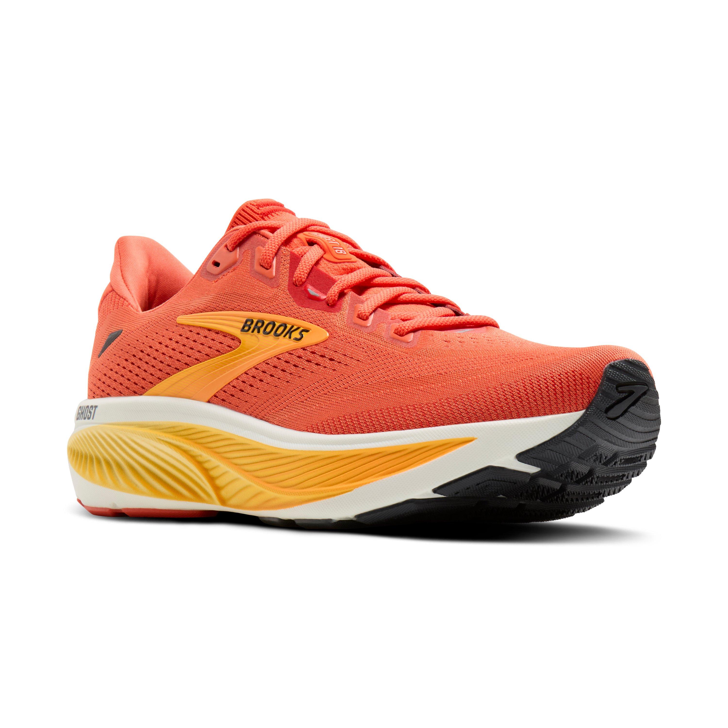 Brooks Ghost 18 "Tigerlily/Orange/Pearl" Men's Running Shoe - TIGERLILY/ORANGE/PEARL