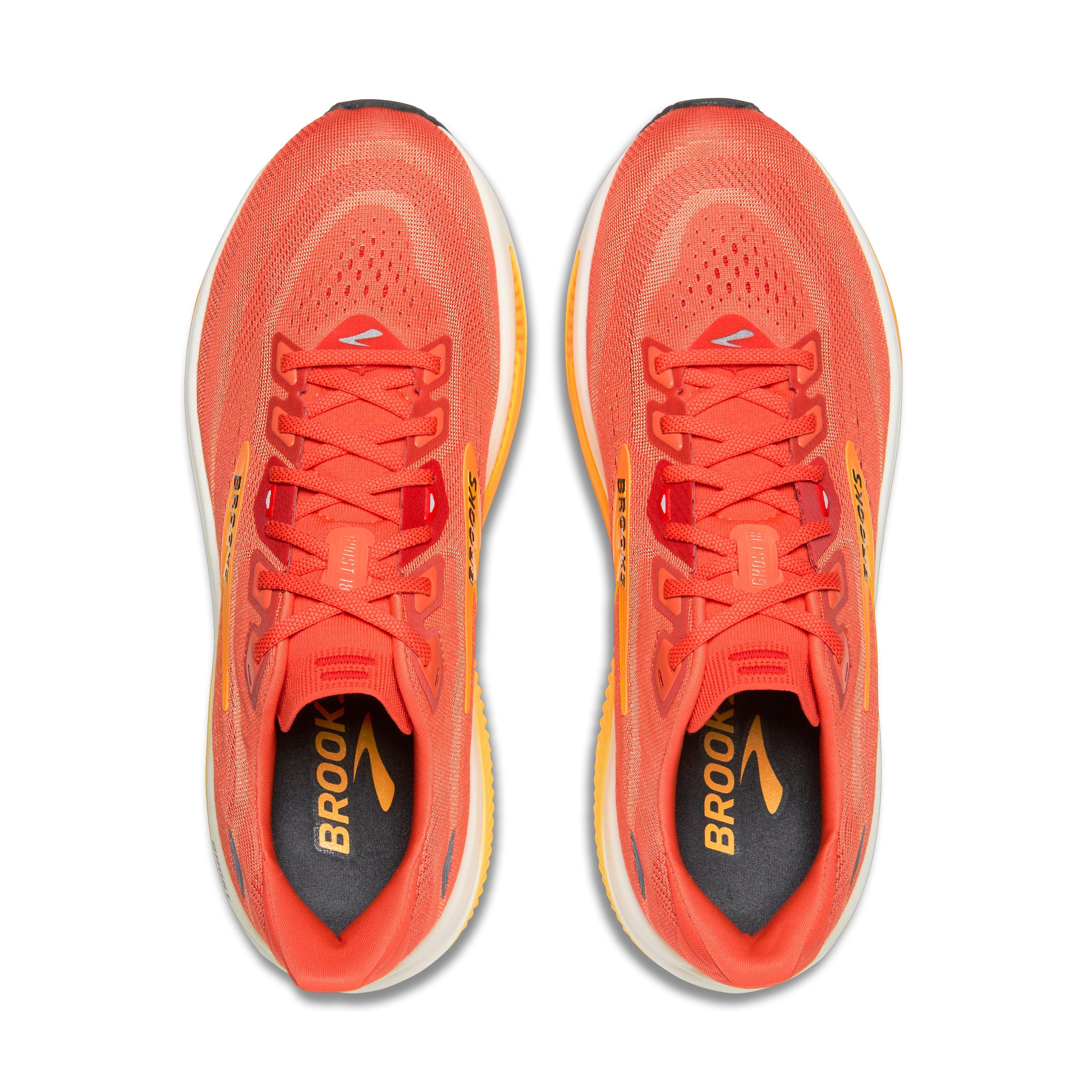Brooks Ghost 18 "Tigerlily/Orange/Pearl" Men's Running Shoe - TIGERLILY/ORANGE/PEARL