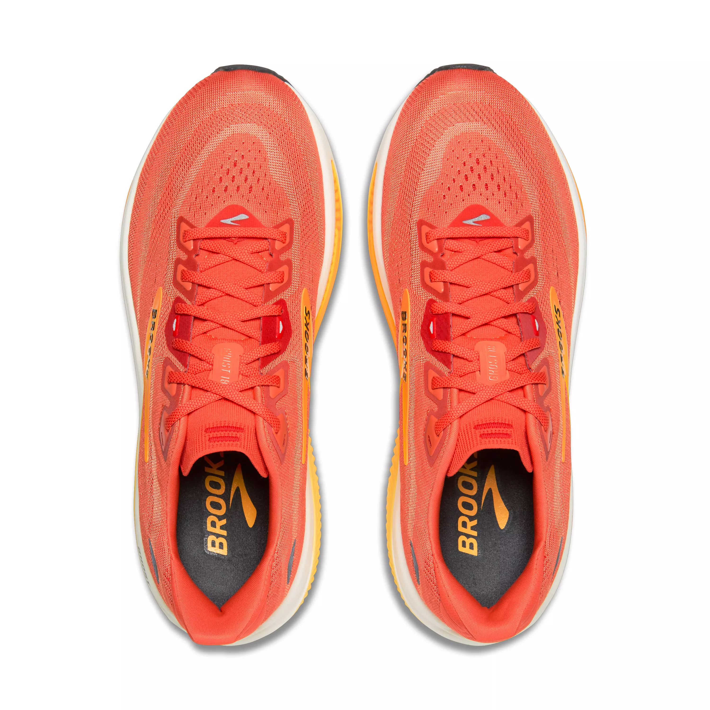 Brooks Ghost 18 "Tigerlily/Orange/Pearl" Men's Running Shoe - TIGERLILY/ORANGE/PEARL