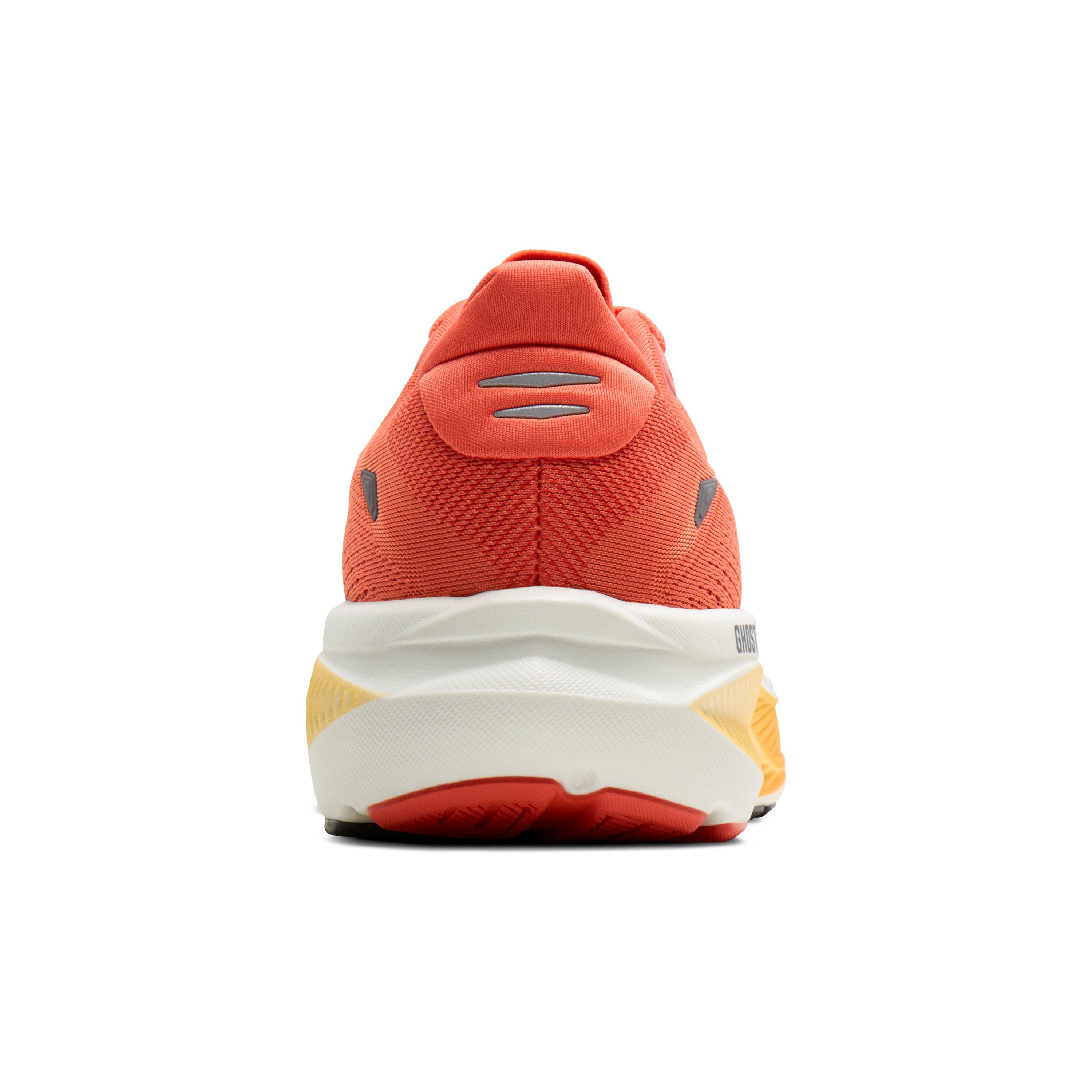 Brooks Ghost 18 "Tigerlily/Orange/Pearl" Men's Running Shoe - TIGERLILY/ORANGE/PEARL