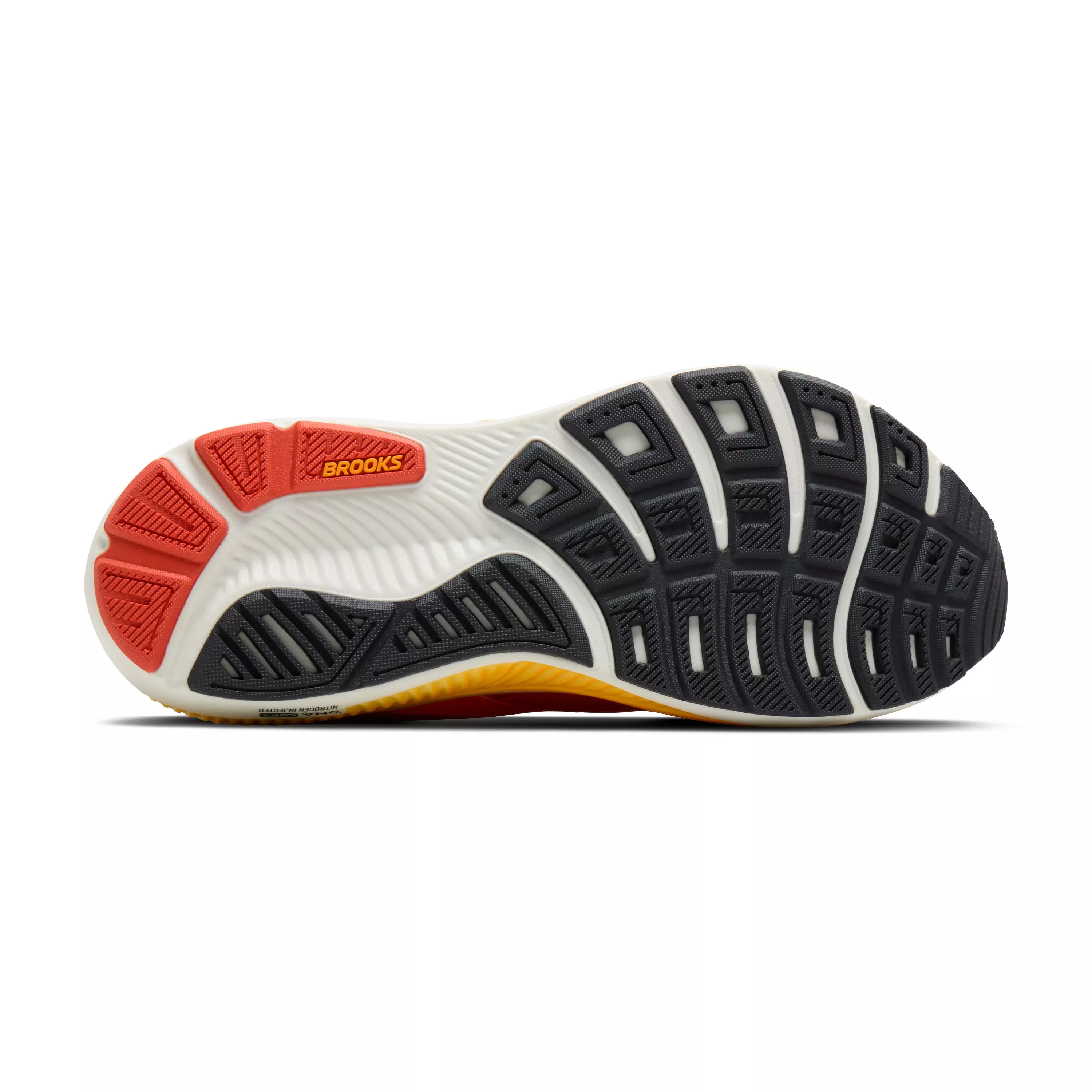 Brooks Ghost 18 "Tigerlily/Orange/Pearl" Men's Running Shoe - TIGERLILY/ORANGE/PEARL