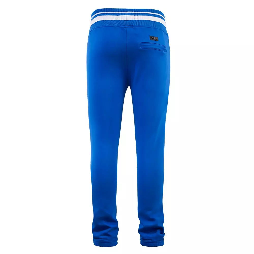 Pro Standard Men's NBA Golden State Warriors Retro Classic Fleece Sweatpants -Royal - ROYAL