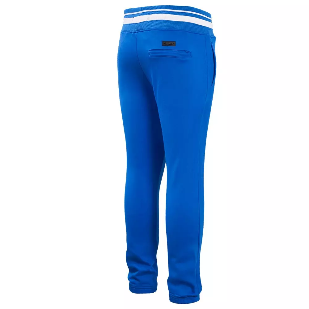 Pro Standard Men's NBA Golden State Warriors Retro Classic Fleece Sweatpants - Royal - ROYAL