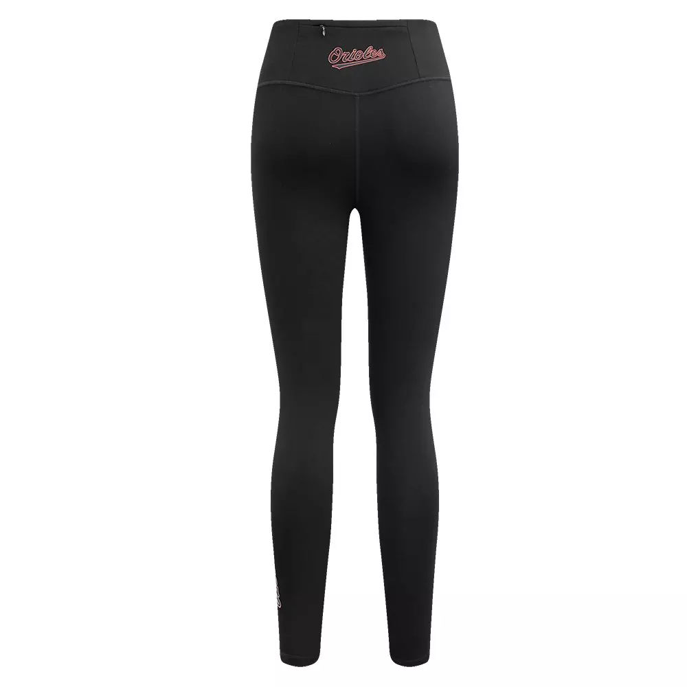 Pro Standard Women's MLB Baltimore Orioles​ Classic Jersey Leggings - Black - BLACK