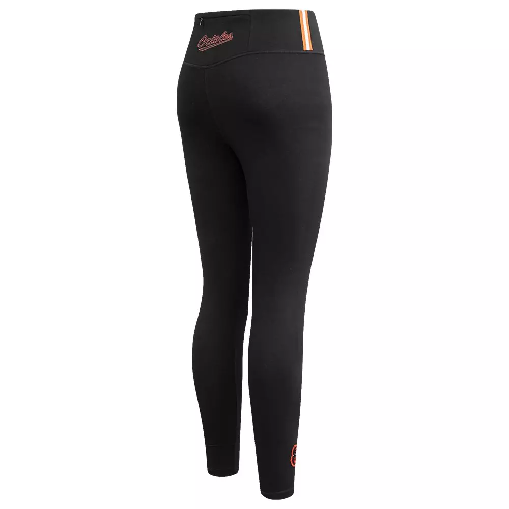 Pro Standard Women's MLB Baltimore Orioles​ Classic Jersey Leggings - Black - BLACK