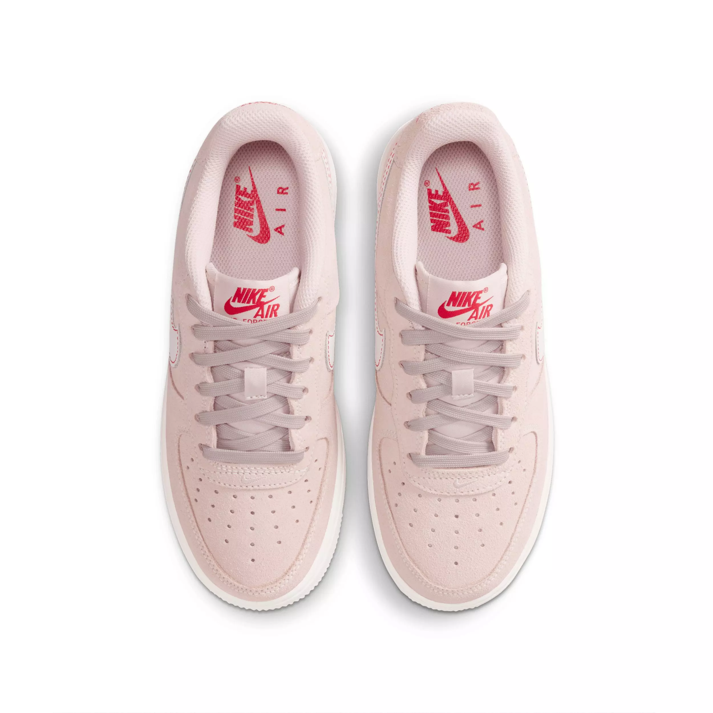 Nike Air Force 1 LV8 "Silt Red/University Red/Sail" Grade School Boys' Shoe - RED/RED/SAIL