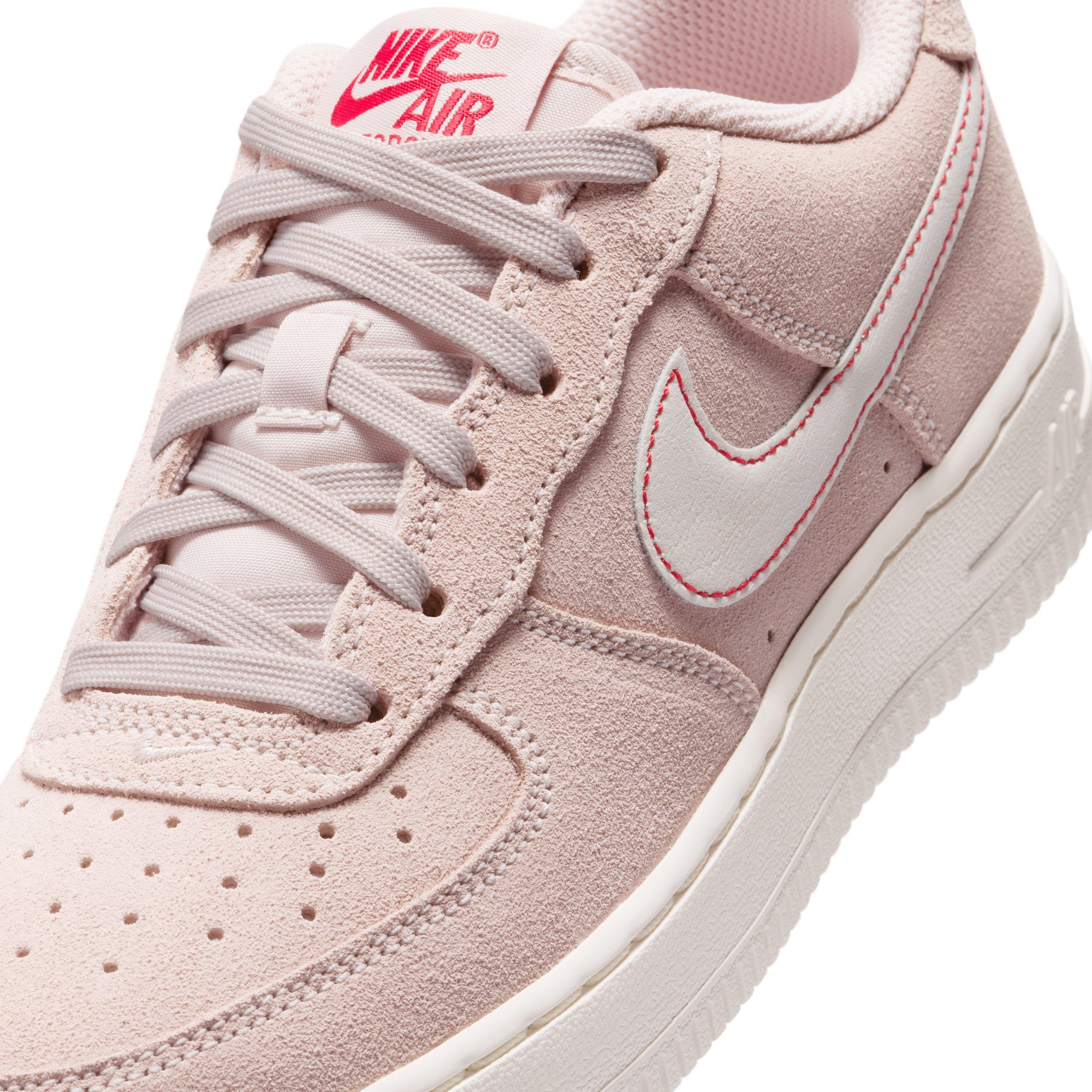 Nike Air Force 1 LV8 "Silt Red/University Red/Sail" Grade School Girls' Shoe - RED/RED/SAIL Thumbnail View 7