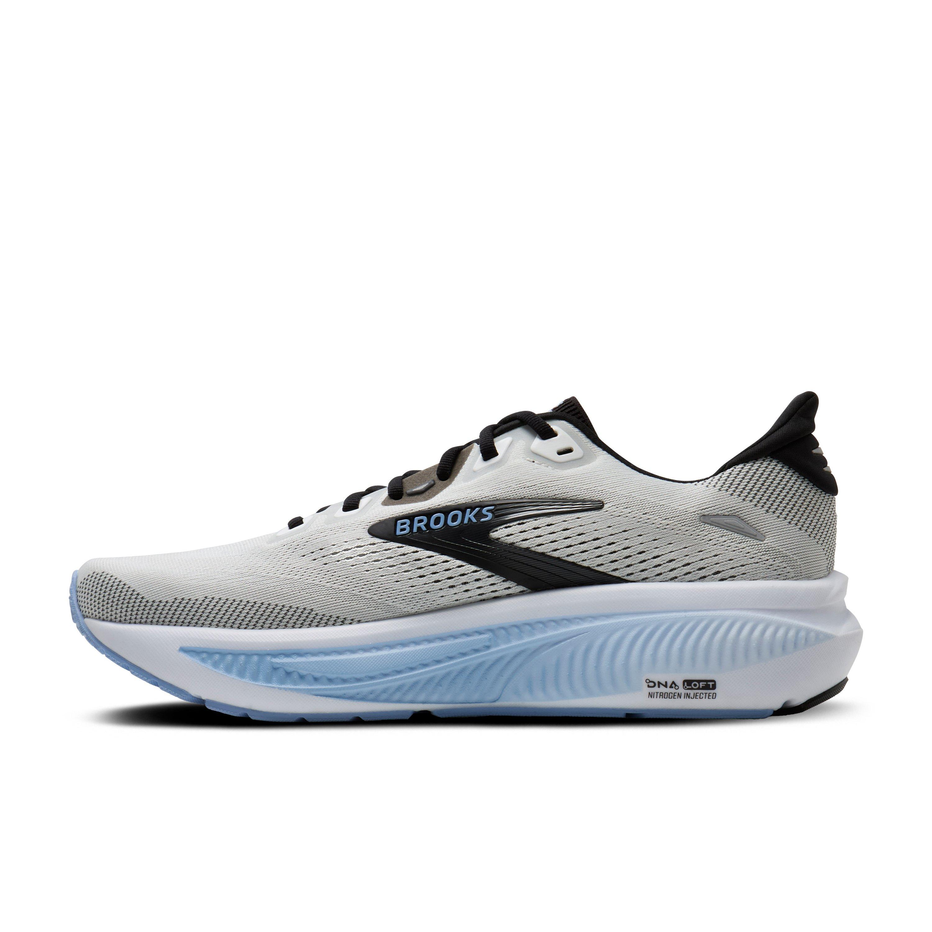 Brooks Ghost 18 "White/Black/Open Air" Men's Wide Running Shoe - WHITE/BLACK/AIR