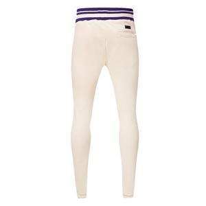 Pro Standard Men's NBA Los Angeles Lakers Retro Classic Fleece Sweatpants -Eggshell/Purple