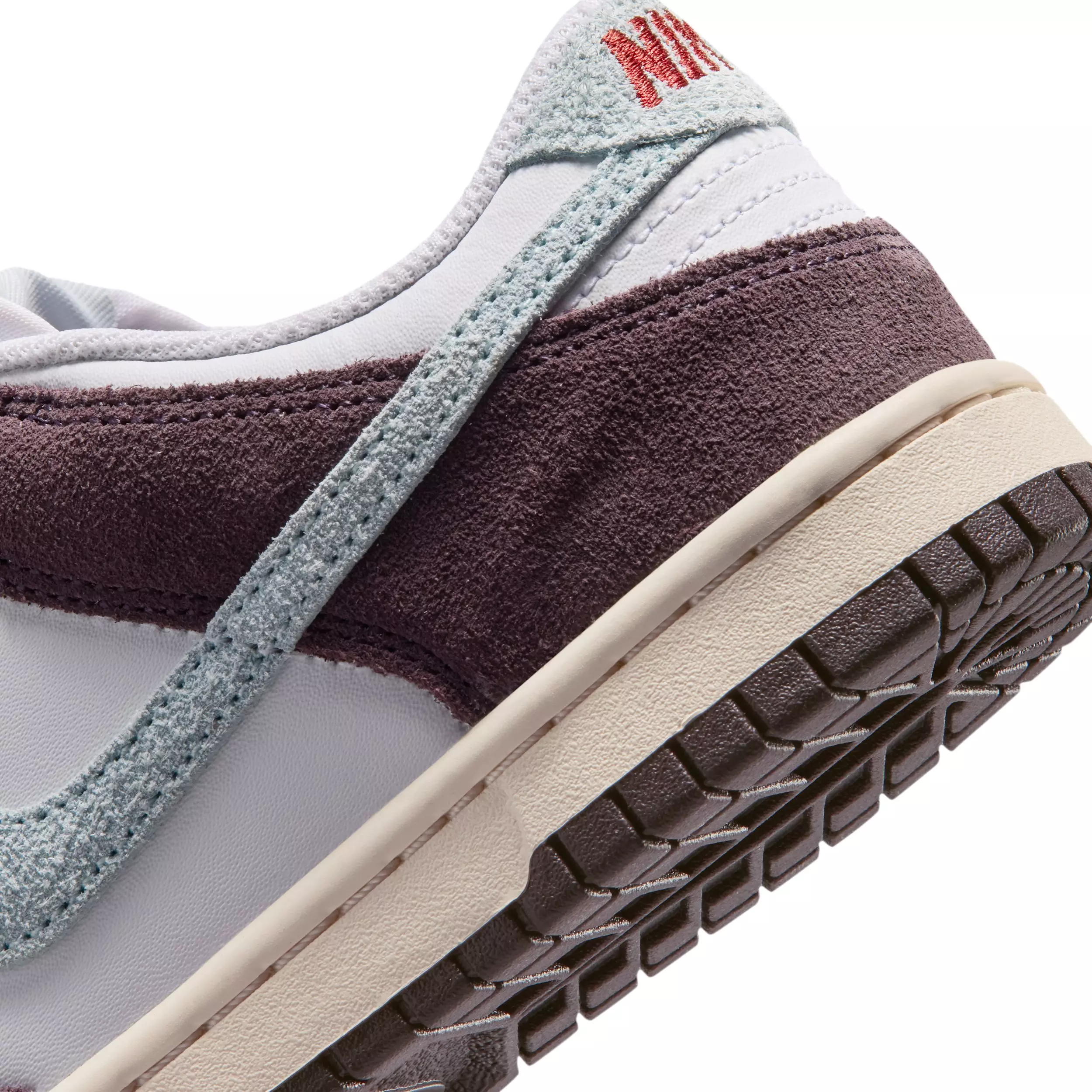 Nike Dunk Low SE "White/Burgundy Ash/Team Crimson/Glacier Blue" Grade School Boys' Shoe - WHITE/BURGUNDY/CRIMSON/BLUE