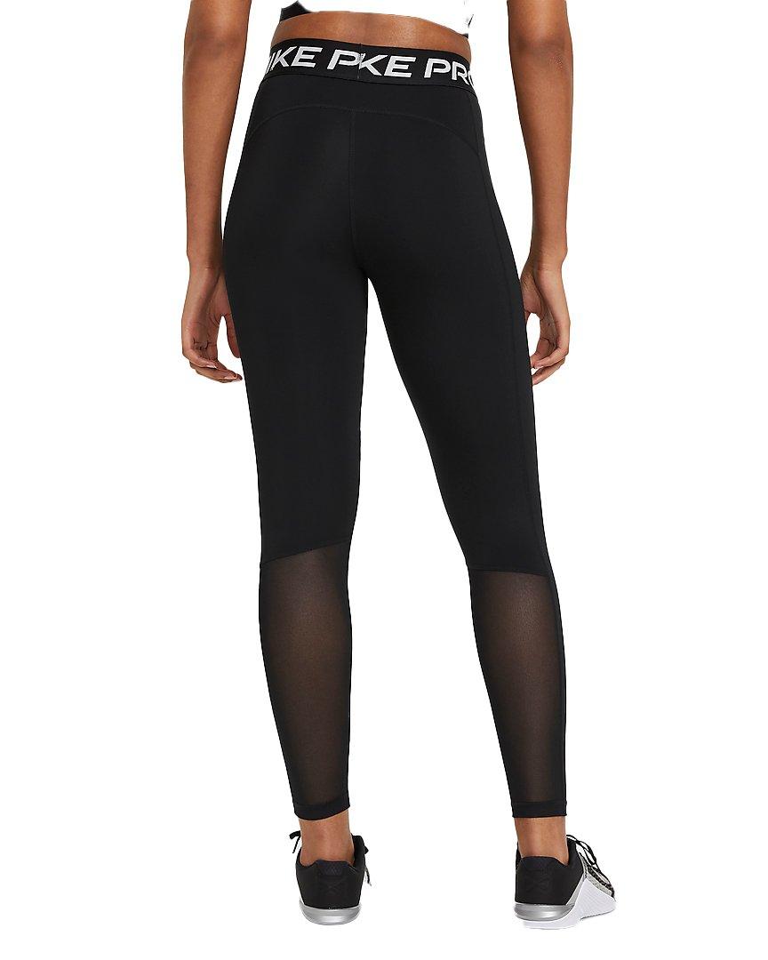 Nike Women's Pro 365 Mid-Rise Leggings - BLACK Thumbnail View 2
