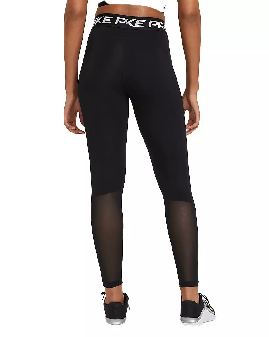 Nike Women's Pro 365 Mid-Rise Leggings - BLACK