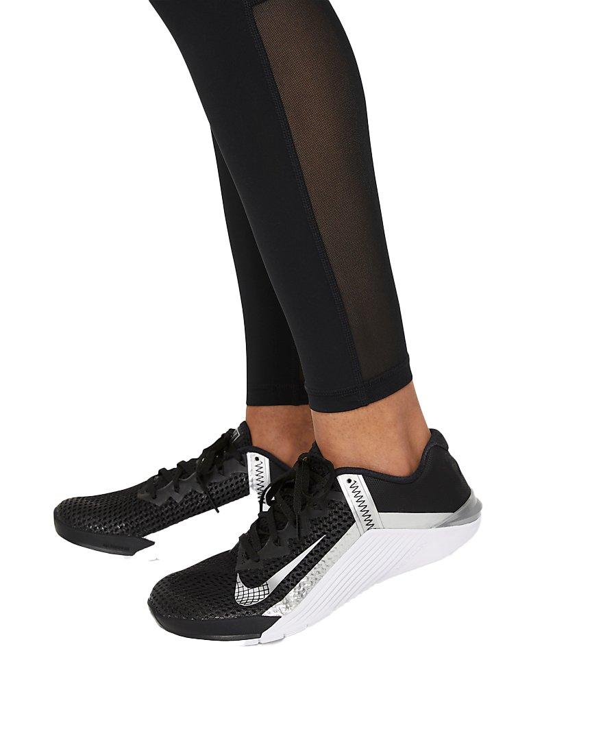 Nike Women's Pro 365 Mid-Rise Leggings - BLACK Thumbnail View 5