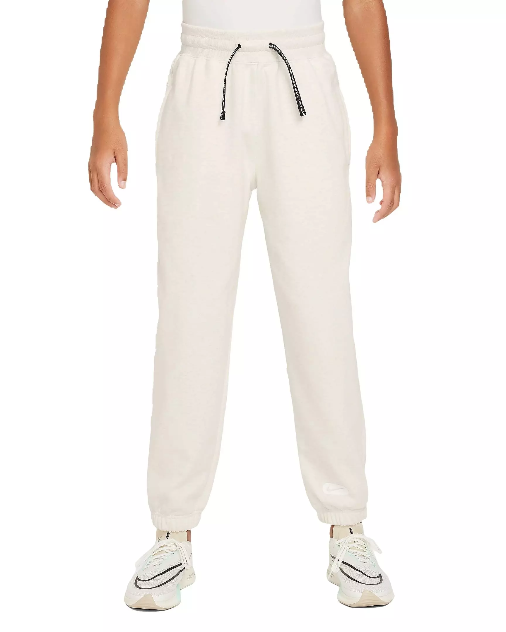 Nike Big Boys' Dri-FIT Athletic Fleece Pants - Coconut Milk - COCONUT MILK