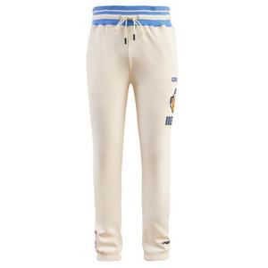 Pro Standard Men's NBA Memphis Grizzlies Retro Classic Fleece Sweatpants -Eggshell/Blue