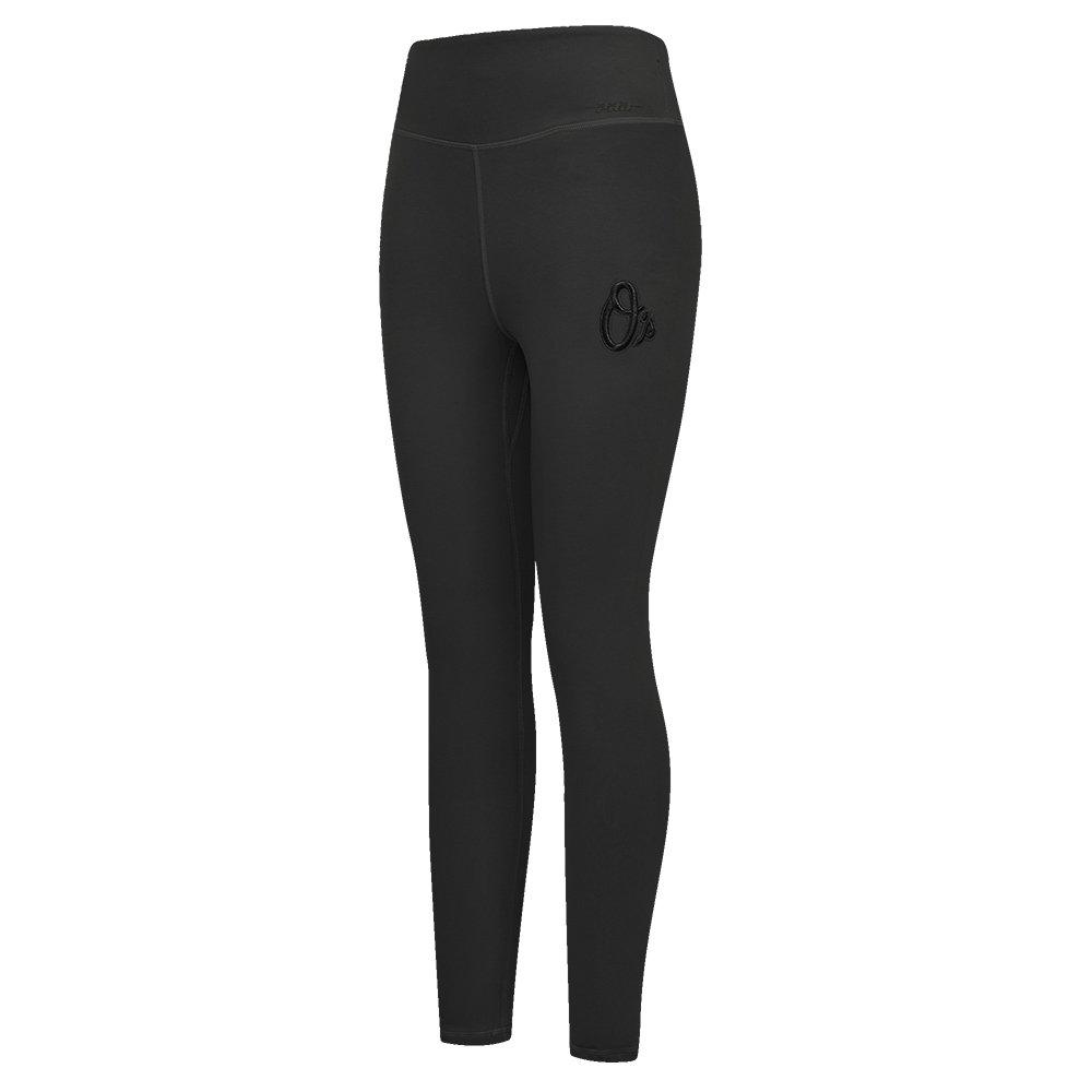 Pro Standard Women's MLB Baltimore Orioles Neutral HW Jersey Legging - Black - BLACK Thumbnail View 3