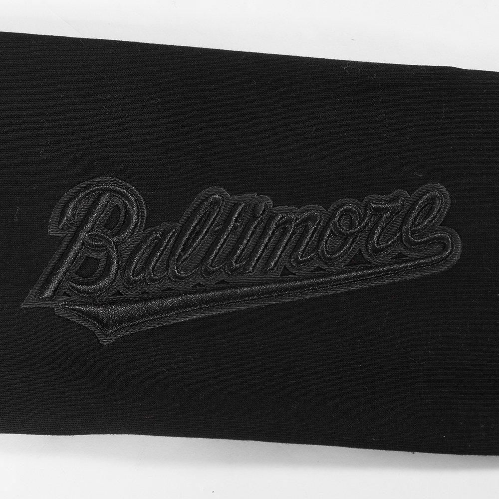 Pro Standard Women's MLB Baltimore Orioles Neutral HW Jersey Legging -Black - BLACK Thumbnail View 5