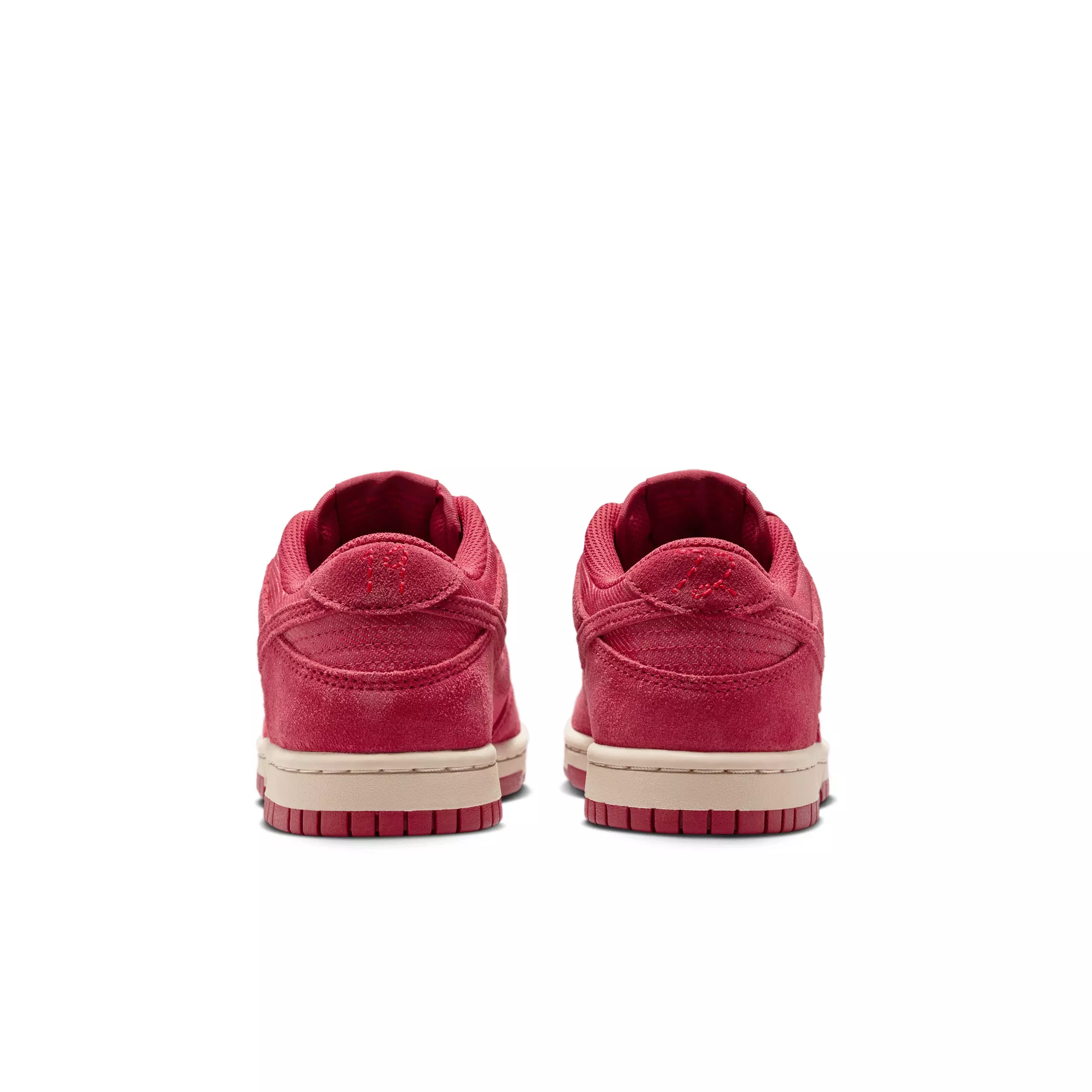 Nike Dunk Low SE "Team Crimson/Team Crimson/Sanddrift/Team Crimson" Grade School Boys' Shoe - CRIMSON/CRIMSON/SANDDRIFT/CRIMSON