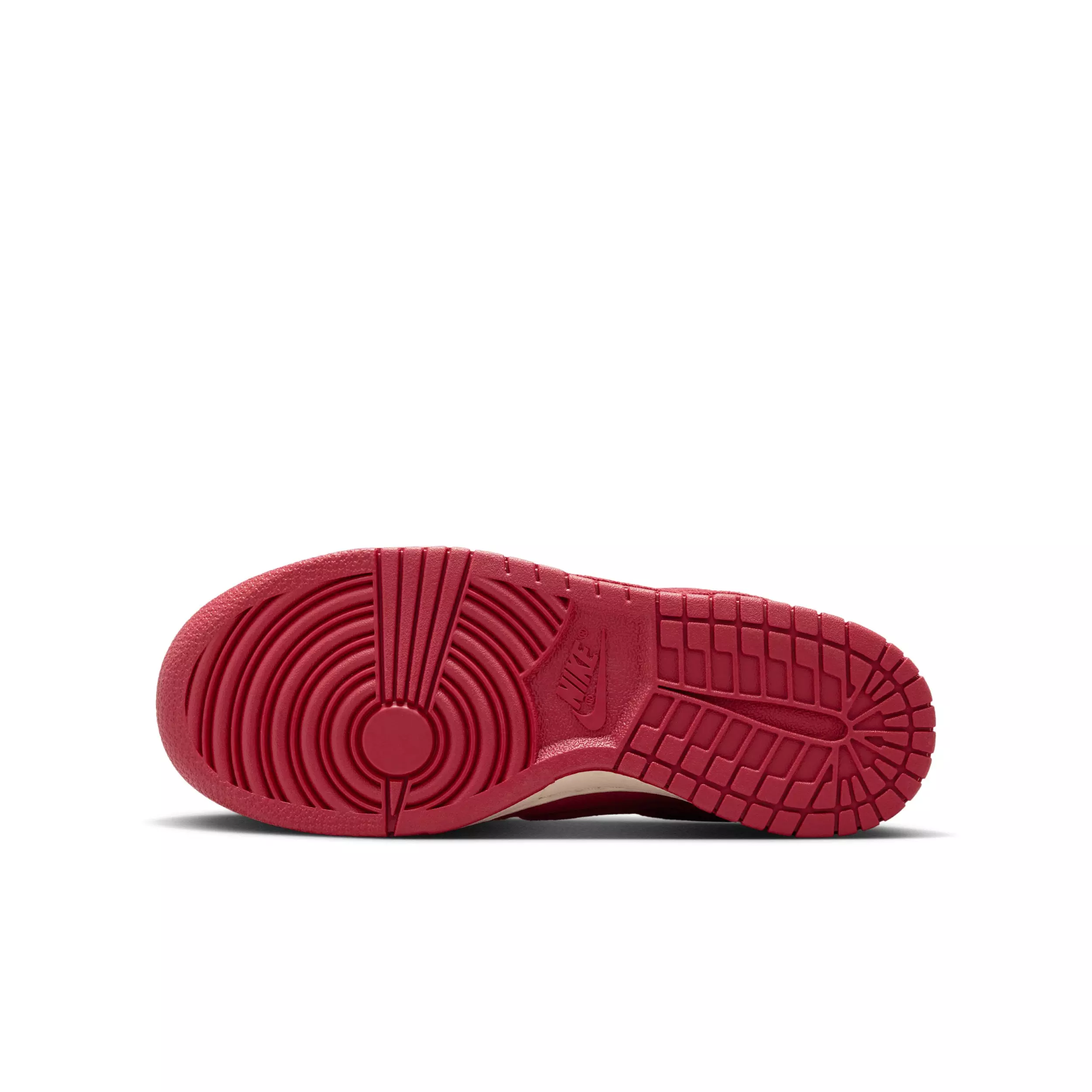 Nike Dunk Low SE "Team Crimson/Team Crimson/Sanddrift/Team Crimson" Grade School Boys' Shoe - CRIMSON/CRIMSON/SANDDRIFT/CRIMSON