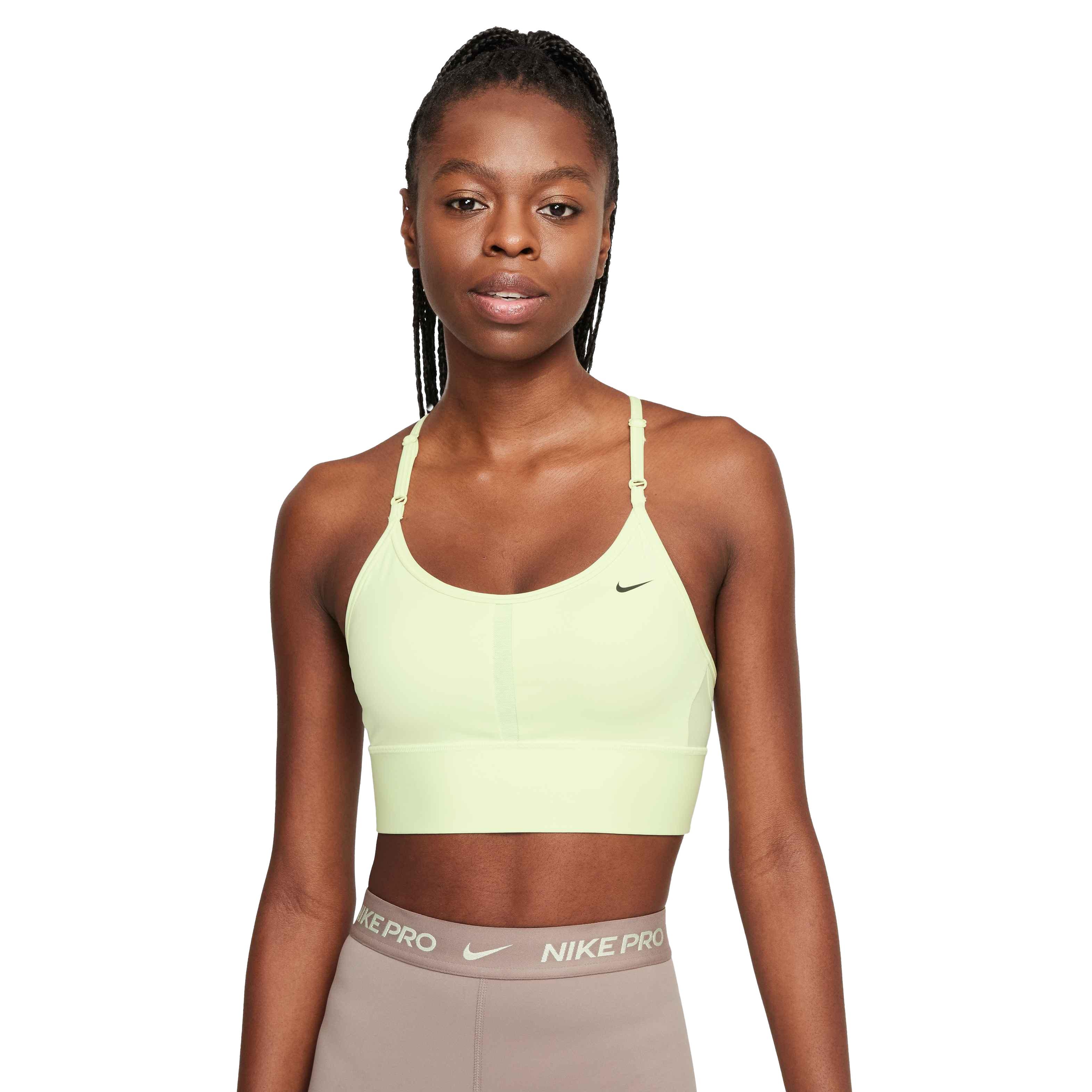 Nike Dri-FIT Indy Light-Support Padded Longline Sports Bra (Black) :  : Clothing, Shoes & Accessories