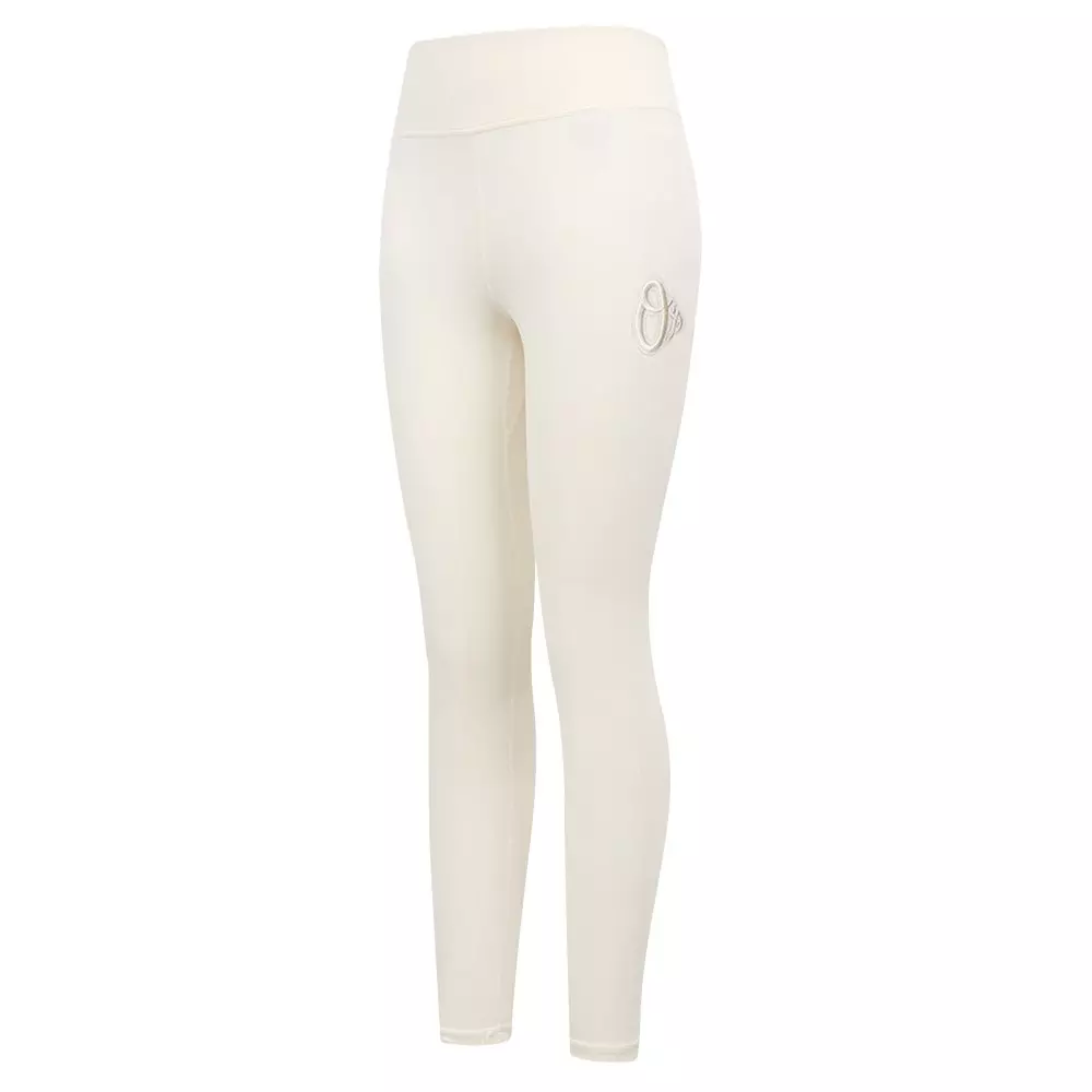 Pro Standard Women's MLB Baltimore Orioles Neutral HW Jersey Legging -Cream - CREAM
