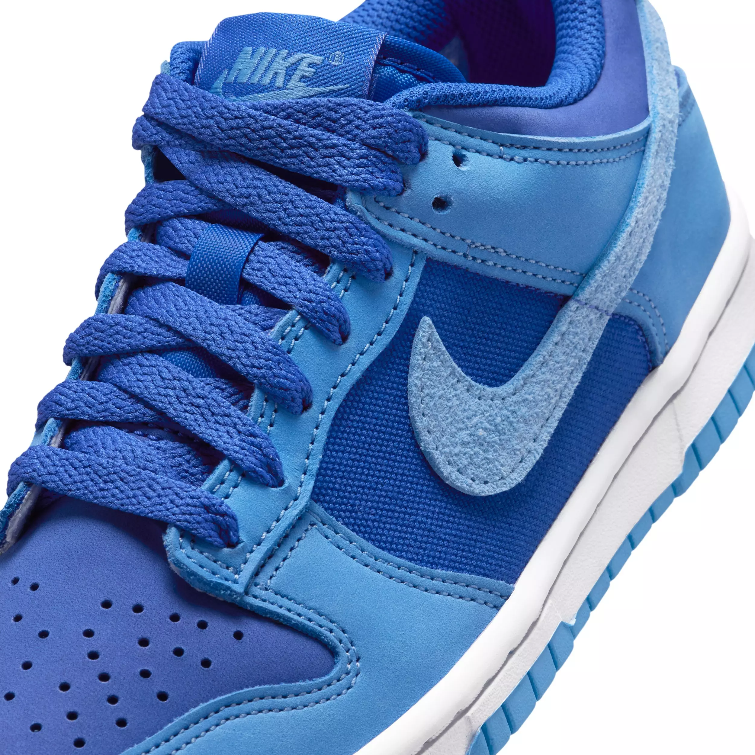 Nike Dunk Low SE "Game Royal/White/University Blue" Grade School Boys' Shoe - ROYAL/WHITE/BLUE