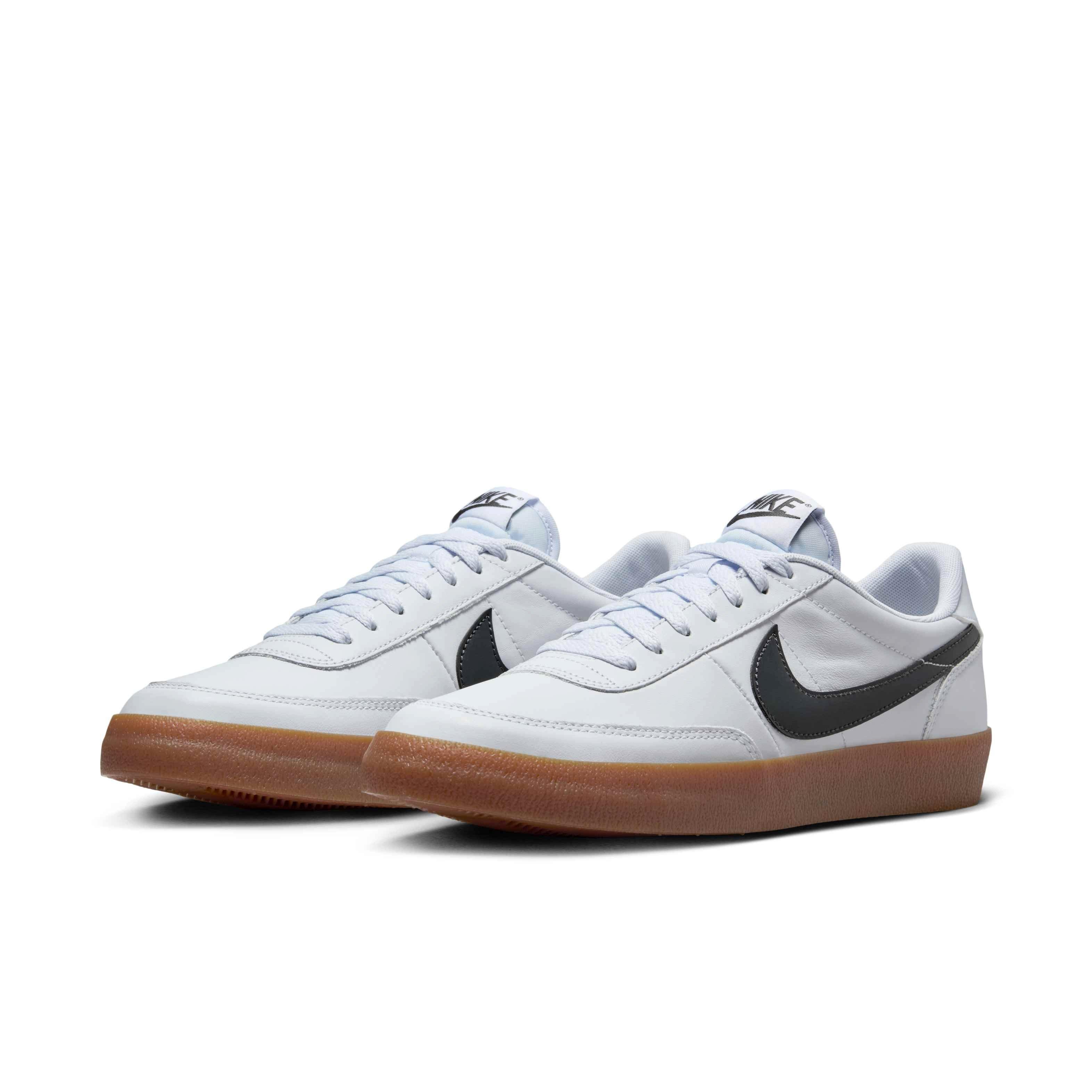 Nike Killshot 2 Leather "Football Grey/Gum Medium Brown/White" Men's Shoe - GREY/MD BROWN/WHITE Thumbnail View 3