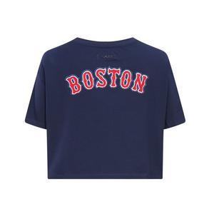 Pro Standard Women's MLB Boston Red Sox​ Classic Boxy Top -Navy