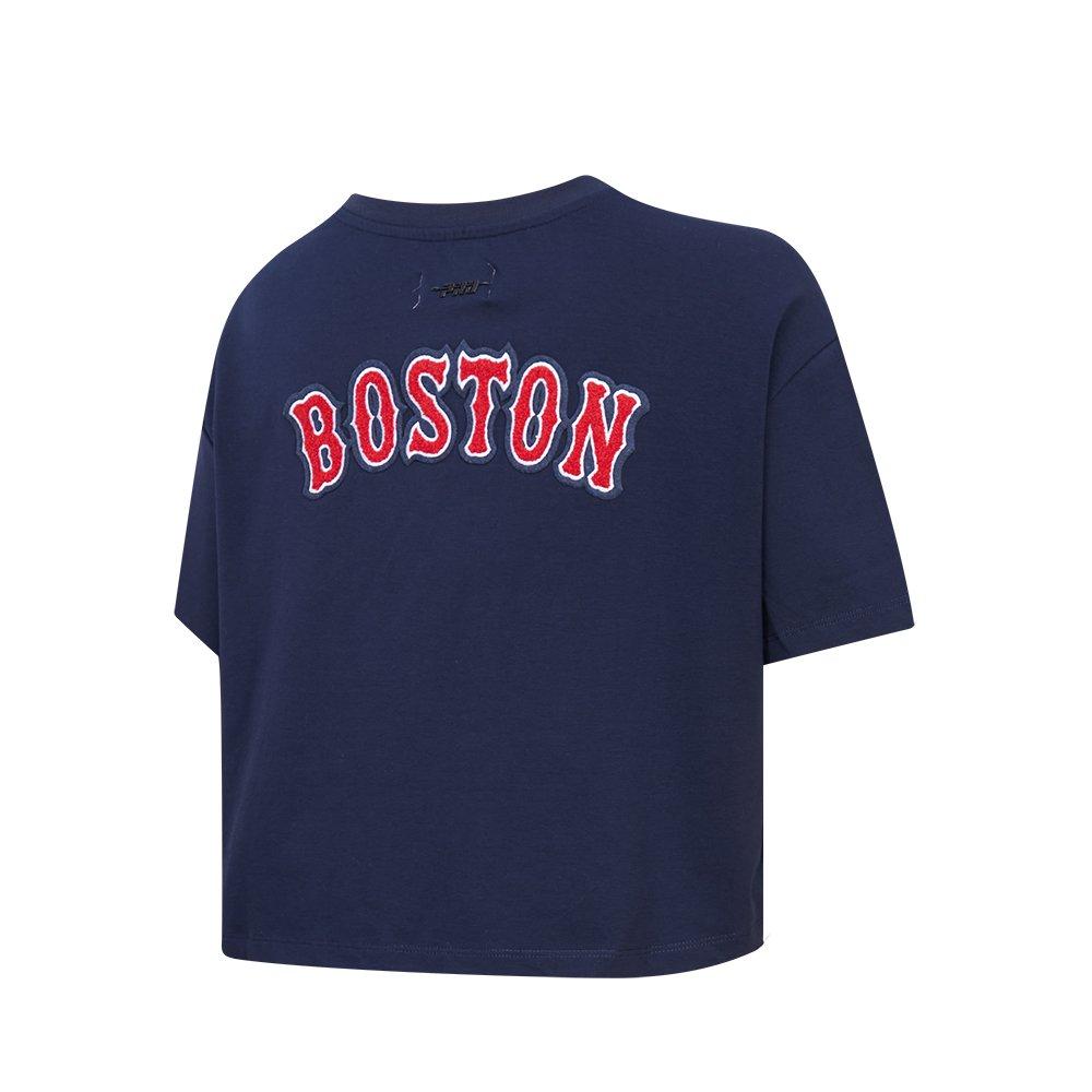 Pro Standard Women's MLB Boston Red Sox​ Classic Boxy Top -Navy - NAVY Thumbnail View 4