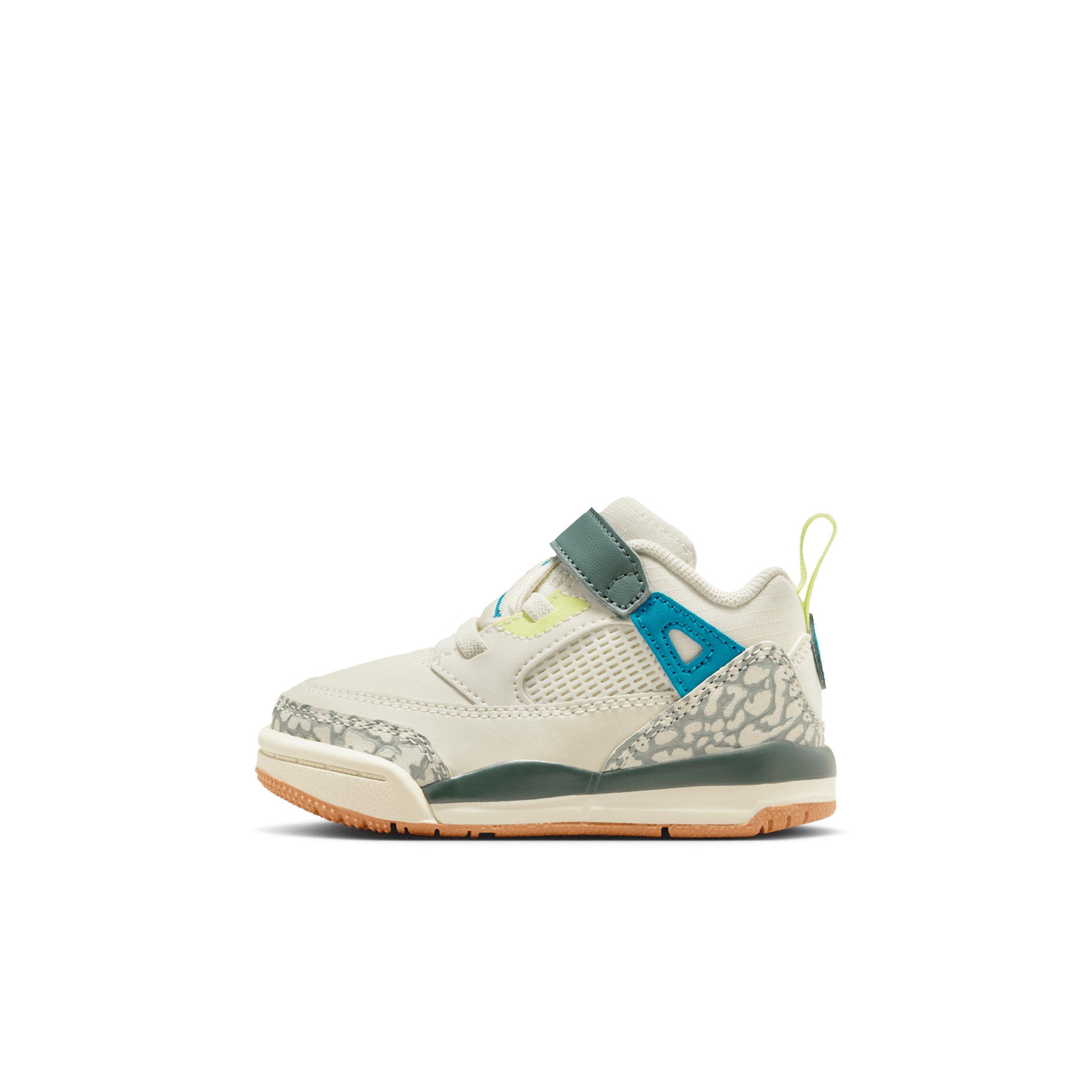 Jordan Spizike Low "Sea Glass/Dusty Sage/Light Lemon Twist/Green Abyss" Infant Girls' Shoe - SEA GLASS/SAGE/LT LEMON/GREEN Thumbnail View 2