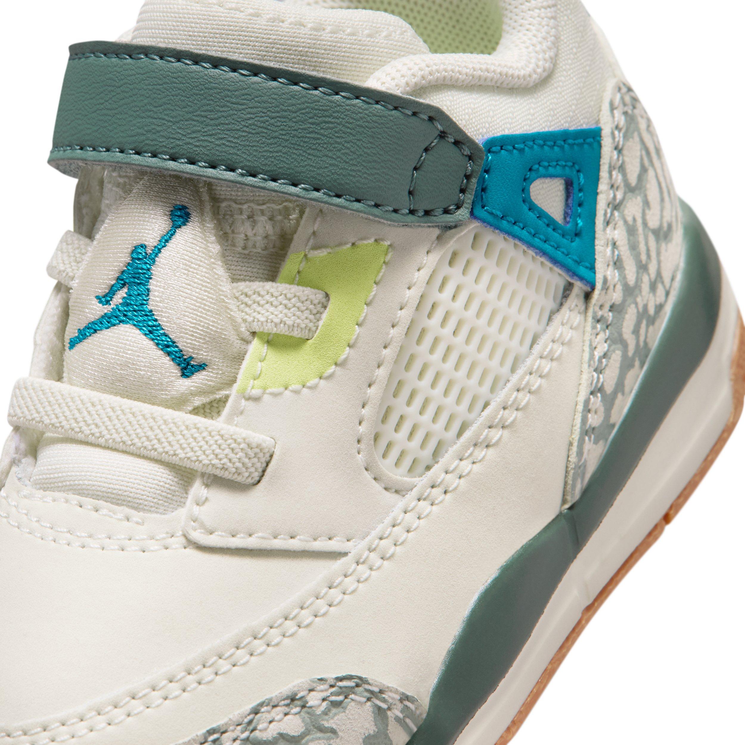 Jordan Spizike Low "Sea Glass/Dusty Sage/Light Lemon Twist/Green Abyss" Infant Girls' Shoe - SEA GLASS/SAGE/LT LEMON/GREEN Thumbnail View 7