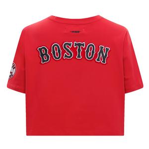 Pro Standard Women's MLB Boston Red Sox​ Classic Boxy Top -Red