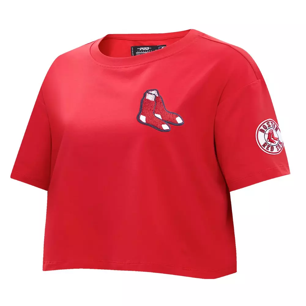 Pro Standard Women's MLB Boston Red Sox​ Classic Boxy Top - Red - RED