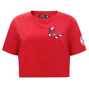 Pro Standard Women's MLB Boston Red Sox​ Classic Boxy Top -Red