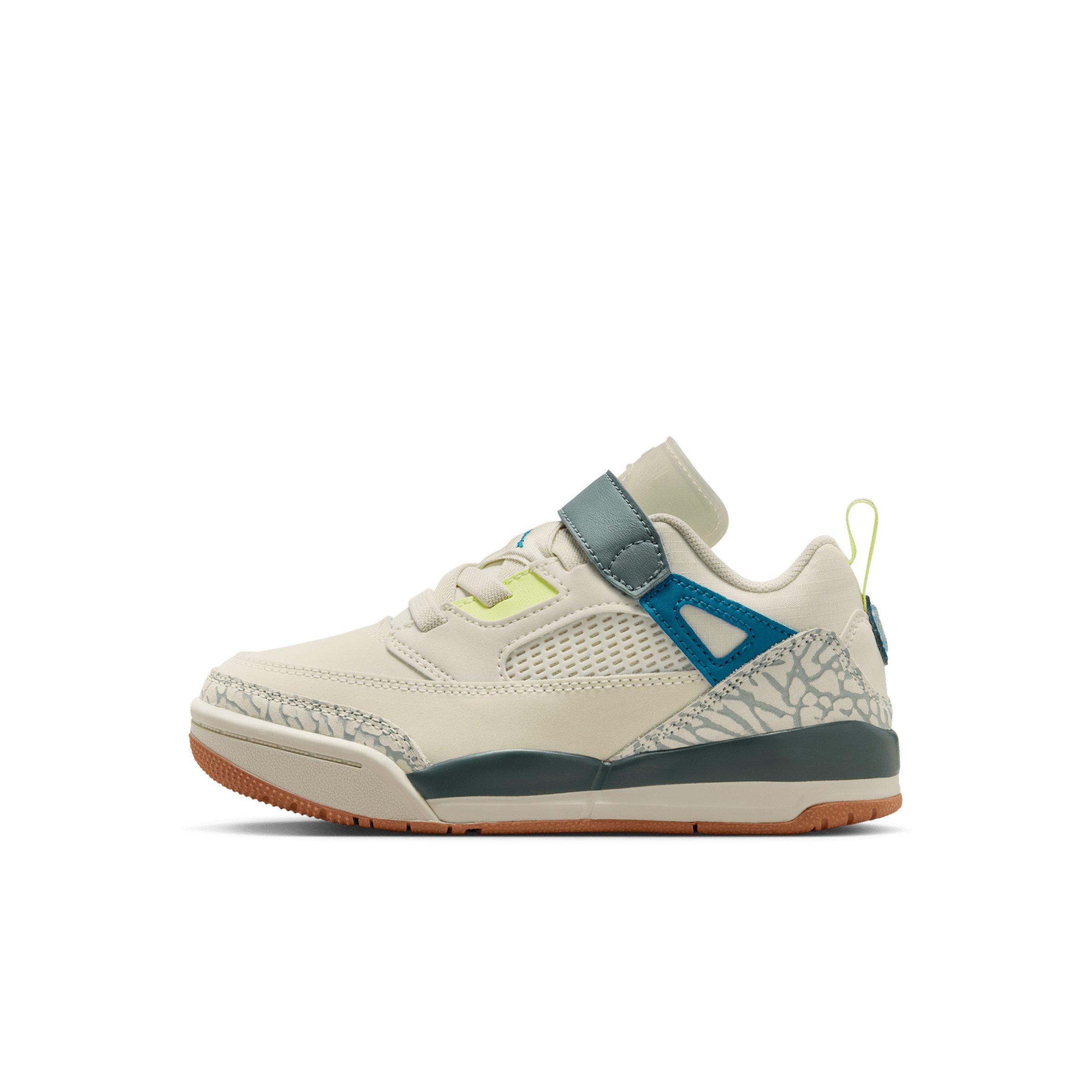 Jordan Spizike Low "Sea Glass/Dusty Sage/Light Lemon Twist/Green Abyss" Preschool Girls' Shoe - SEA GLASS/SAGE/LT LEMON/GREEN Thumbnail View 2